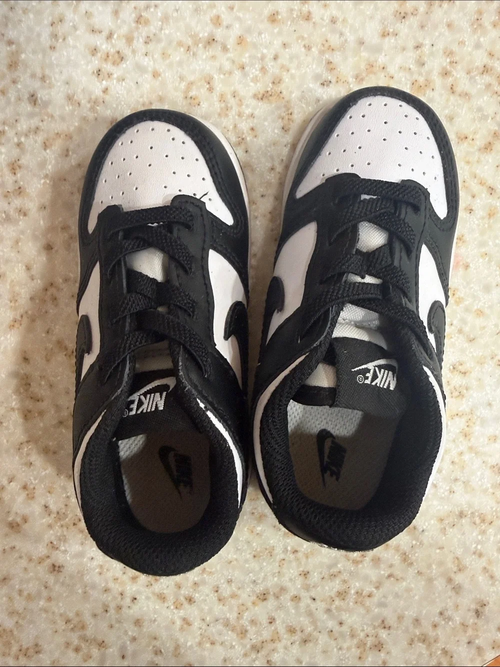 Nike Kids Black and White Sneakers